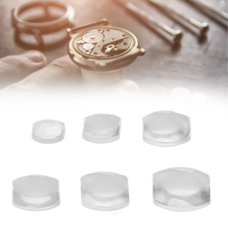 6pcs/set Dátum hodinky Dátum kalendára zväčšovacie sklo