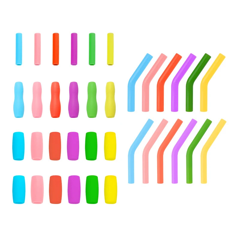 6pcs Slaw Tip Cover Slaw Silikónová špička Slaw Cap Ochranný kryt Anti-Scratch Tongue Anti-Scalding Salie Hrot 6 mm 8 mm 10 mm