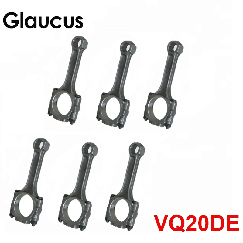 6pcs vq20de vq20 MOTOR SPORNINY CONROD pre NISSAN CEFIRO A32 A33 QX A32 1995cc 2,0L 1994-2003 12100-31U04 1210031U04