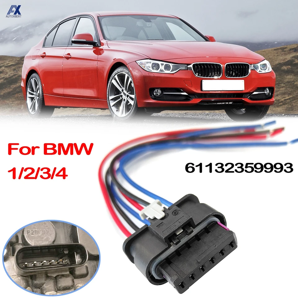 6pin pre BMW 1 2 3 4 Series F20 F21 F22 F23 F30 F31 F32 F33 M2 Konektor zadného konektora zadného konektora LAMP PIRTAIL PLICKÁ KRAZOVANIE 61132359993