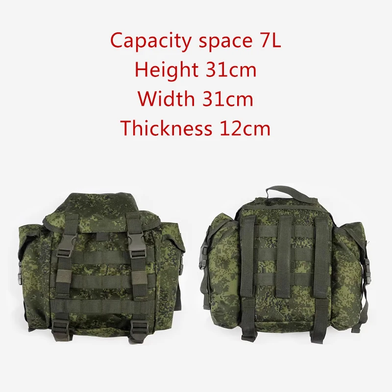 6Sh117 7L EMR Tactical Batoh Russian EMR 3D BAG Patrol Batoh Multifunkčný hundingový batoh cosplay rekvizity