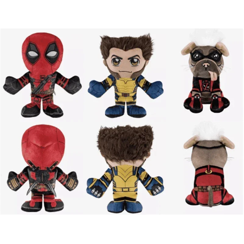 6styles nová karikatúra 25 cm Deadpools plyšové bábiky Akcia Soft Soft Hrot Throw vankúš 2024 Movie plyšové darčeky pre fanúšikov deti narodeniny
