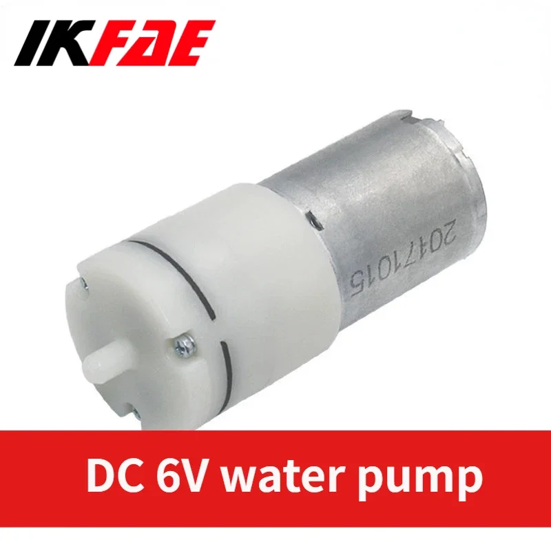 6V typu Mini vzduchová voda čerpadlo Malé membrána Motor 370 Aquarium Aeration Oxygen Pumps Elektrický mikro vákuový posilňovač