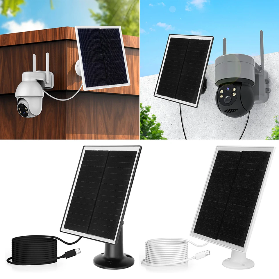 6W 5V solárne panelové nabíjačka shingled solárny panel 24% účinnosť Micro USB a USB-C port solárny bunkový panel pre telefón iPad vonkajšie použitie