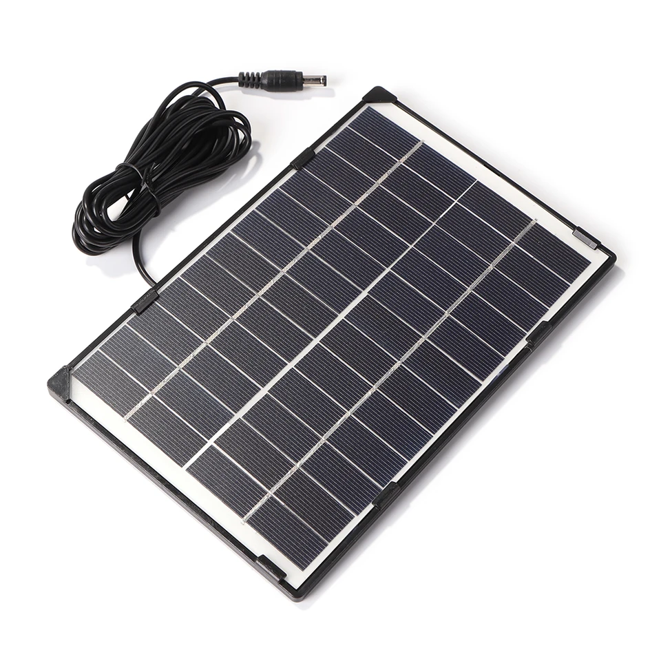 6W solárny panel Elektrický výkonový bankový prístroj na vonkajšie kempingové kempingy na nabíjačku súpravy