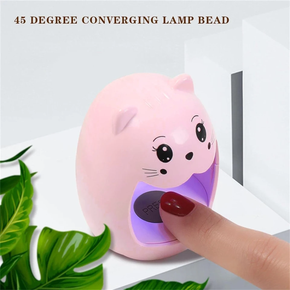 6W USB UV LED LED lampa lampa na nechty