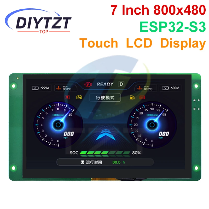 7,0 palca 800x480 Kapacitná dotyková obrazovka LCD displej s modulom rozhrania RGB ESP32-S3 so zabudovaným 16 MB SPI Flash a 8 MB PSRAM