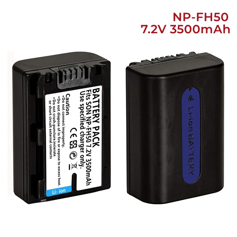 7,2 V 3500 mAh NP-FH50 batéria pre Sony NP-FH40 NP-FH30 a DSLR-A230 DSLR-A330 DSLR-A290 DSLR-A380 DSLR-A390 HDR-TG1E HDR-TG5/5V