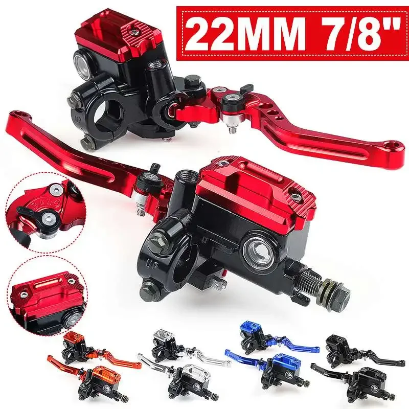 7/8 '' 22 mm motocyklové riadidlá páka Master valcový hydraulický brzdový čerpadlo spojky pre drobné kolo pre drány bicykel ATV