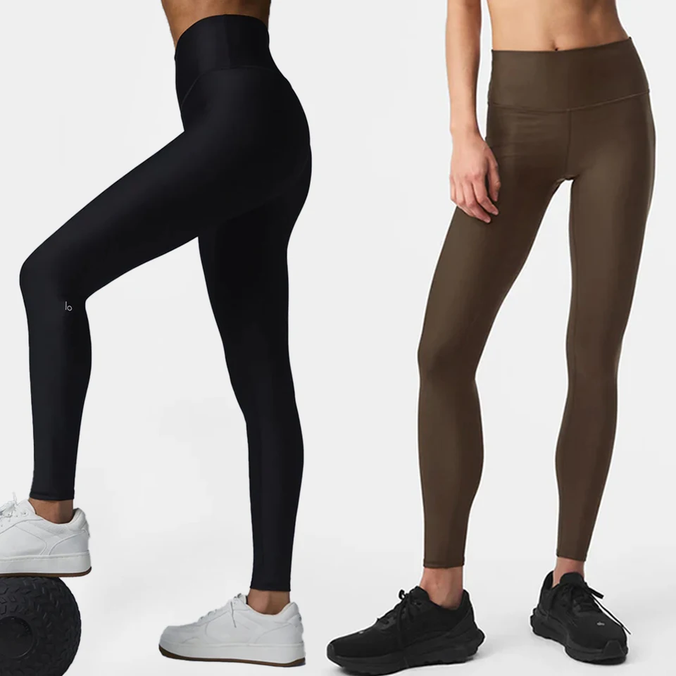 7/8 High-Wauist Airlift Legging Yoga Pants pre ženy s vysokým pásom pružné pevné kondície Fitness Dlhé športové jogové nohavice