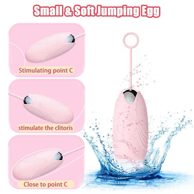 7. bezbary Vibrator Vibrator diaľkové ovládanie tela Massager Stimulátor ženského guľky vibrátor pre dospelé sexuálne výrobky hračiek Masturbácia Devic