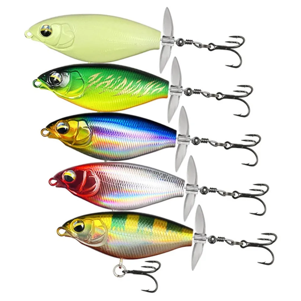 7 cm/6g 9cm/11g povrchová návnada vrtuľa Warbler Hardbait Bass Falošná návnada Popper Topwater Fishing Lure Artificial Bait Hard Plopper