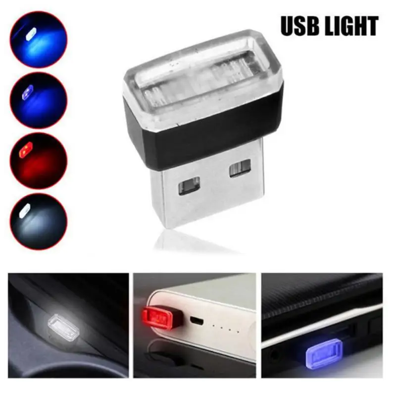 7 farieb 5V/0,5-3A Mini USB Light LED modelovanie Light Car Light Light Neon Interiér Interiérový interiér Interiérový šperk USB rozhranie