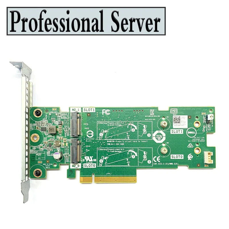 7. Hyy4 72WKY M7W47 JV70F Boss Boot Optimized Server Storage M.2 Adaptér SSD