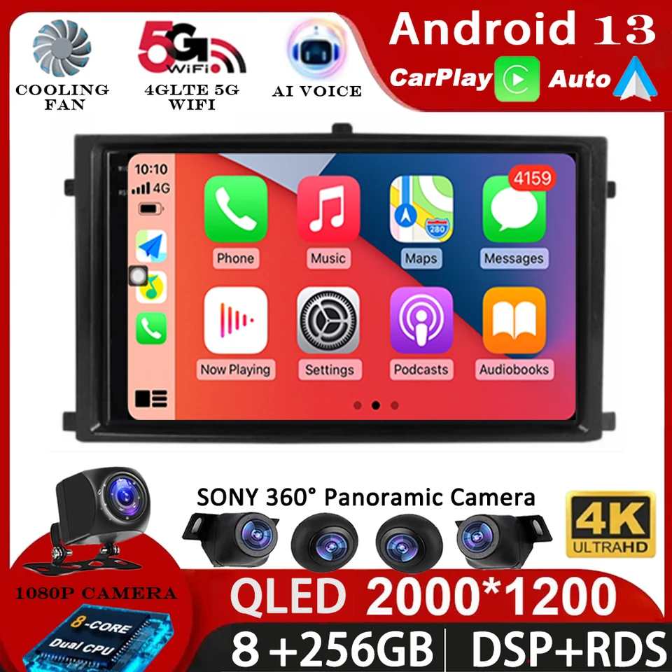 7 -palcový Android pre Ssangyong Rexton 2007+ dotyková obrazovka SWC Stereo Tape Recorder System BT Car Radio Multimedia Player Navigácia