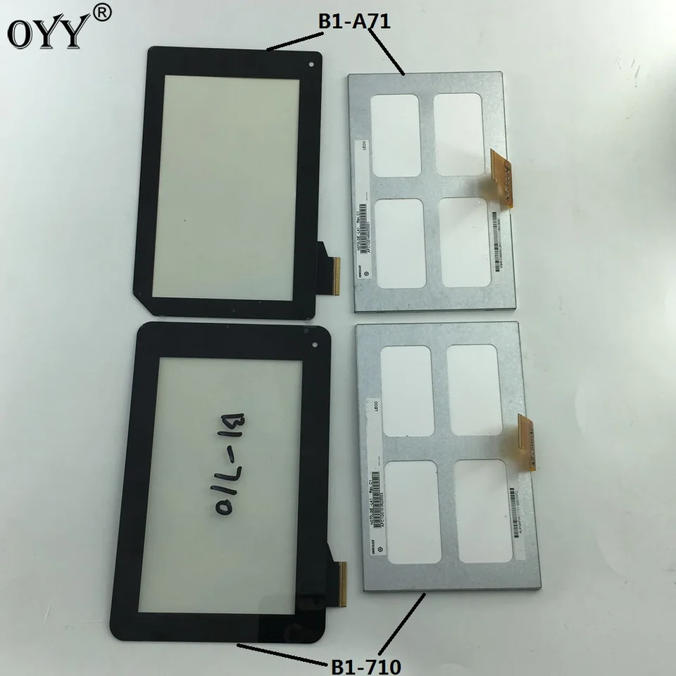 7-palcový LCD displej + Digitalizátor dotykovej obrazovky Zostava skla pre ikonu Acer B1-710 B1 710 B1-711 B1 711 B1-A71 B1 A71