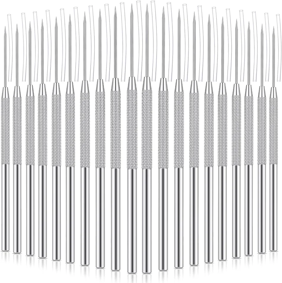 7 Pin Feather Wire Texture Ceramics Tools Tools Polymér Clay Schulpting Modeling Tool DIY hrnčiarska kefka Detail Detail Needlo Sada nástrojov