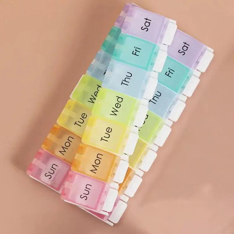 7 škatule týždenne klavír Preplnky tablie