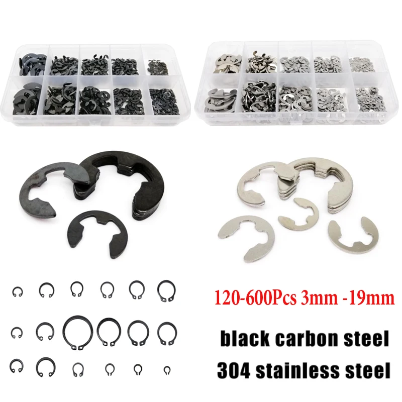 70-600ks 3 mm -19 mm sortiment sortimentu sortimentu čierneho krúžkov