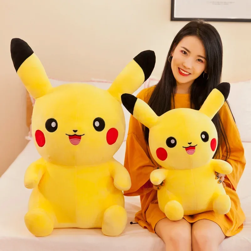 70 cm veľká veľkosť Pokémon Pikachu plyšové plyšové hračky Japan Japan Movie film Pikachu Cartoon Anime vankúše Dolls vianočné narodeniny darčeky deti