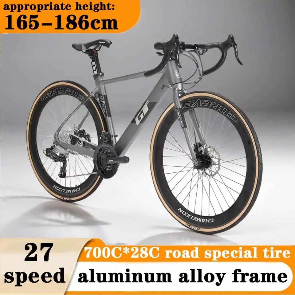 700C Road Bicycle Disc BrzdE 27 Rýchlostné zakrivené riadidlá bežecké bicykle ultra svetlo hliníkové zliatiny štrku Bicicleta Aldult