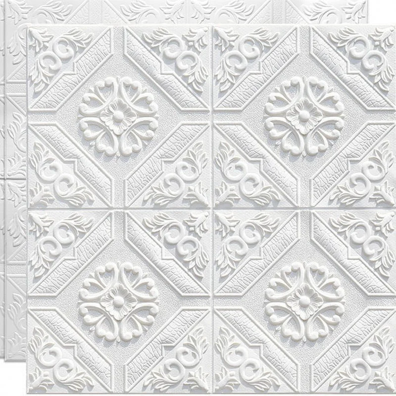 70x70cm3d steny nálepky Self Adhesive Foam Brick Room Decor DIY Tapeta Stropné pozadie SÚLOM SÚLOMNÉHO ZÁKLADA