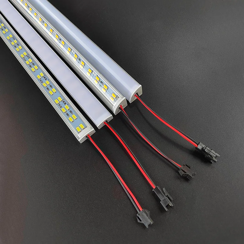72 -libierový pripojiteľný Super Bright LED pásik Light Bar DC 12V 50 cm LED pásový držiteľ profilu hliníka pre kuchyň