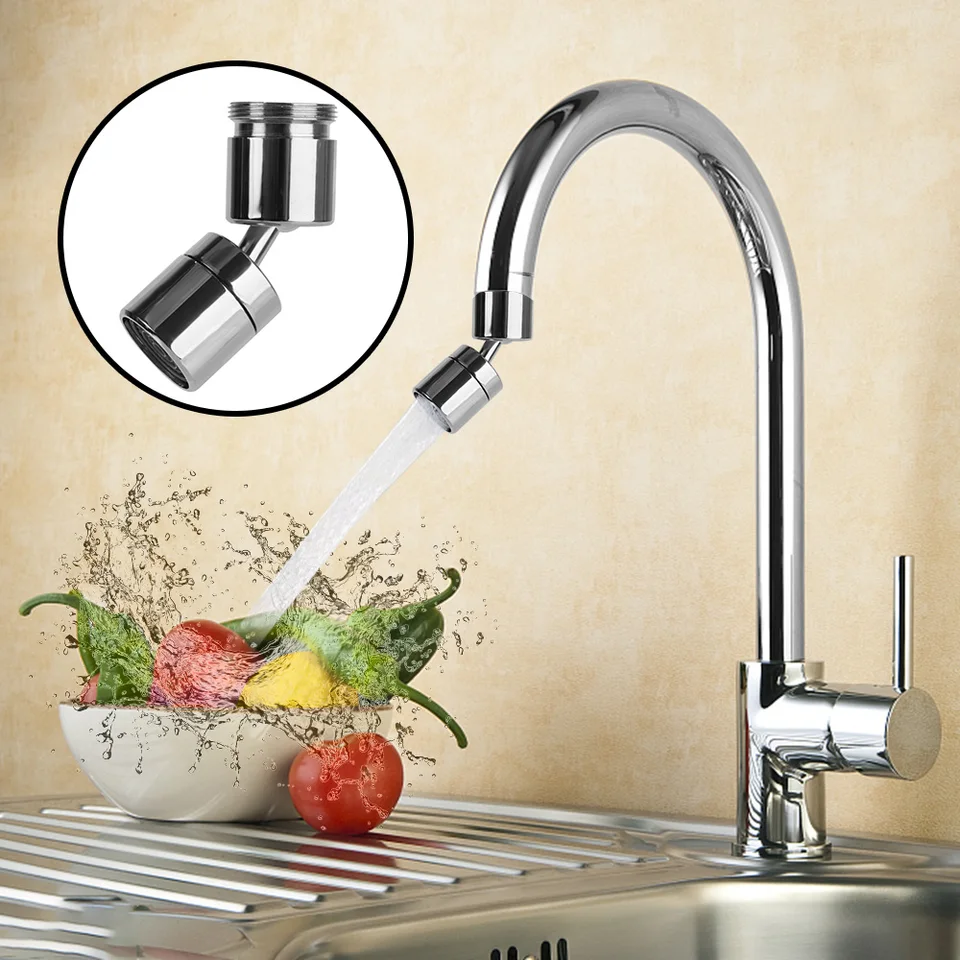 720 ° rotačný kúpeľový faucet kuchynský kohútik z nehrdzavejúcej ocele