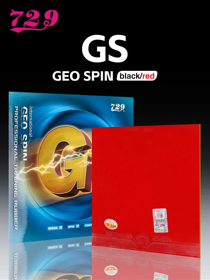 729 Priateľstvo GS Training Table Table Tennis Guma Ritc Geo Spin Ping Ping Gum Guma Soft and Good Control Table Tannis Racket Gum