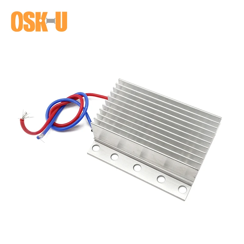 73x63x27mm PTC Ohrievač prvku termostat 12V 60/80/100C Ohrievač doska vlhkosti odolný vlhkosť PTC Vykurovací prvok pre prístrojové vybavenie pre prístrojové vybavenie