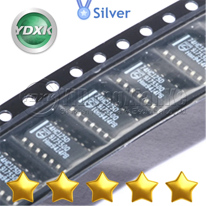 74HC125D SOP14 Elektronické komponenty 74HC11D 74HC125 74HC126D 74HC132d 74HC14