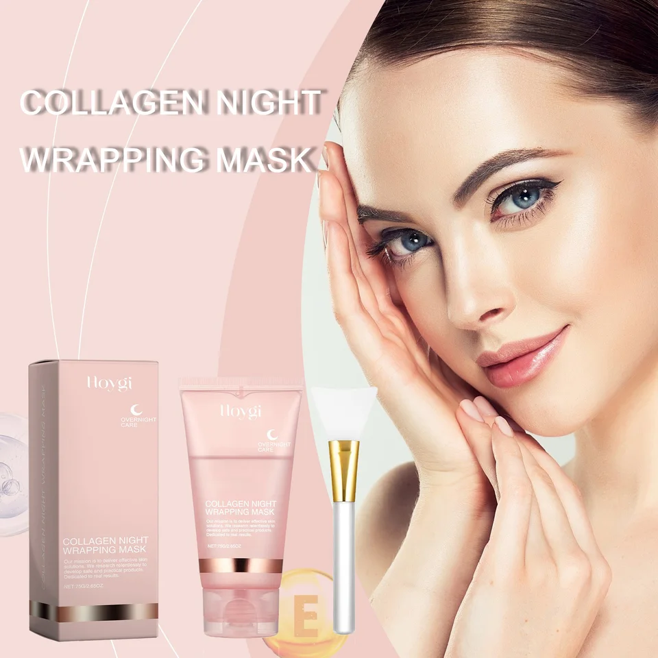 75 ml kolagénovej masky detská kolagénová žiara maska ​​kolagén odlupka z masky Kórejská tvárová maska ​​Make Glawy Skin Skin Elasticity Posilnenie vrások