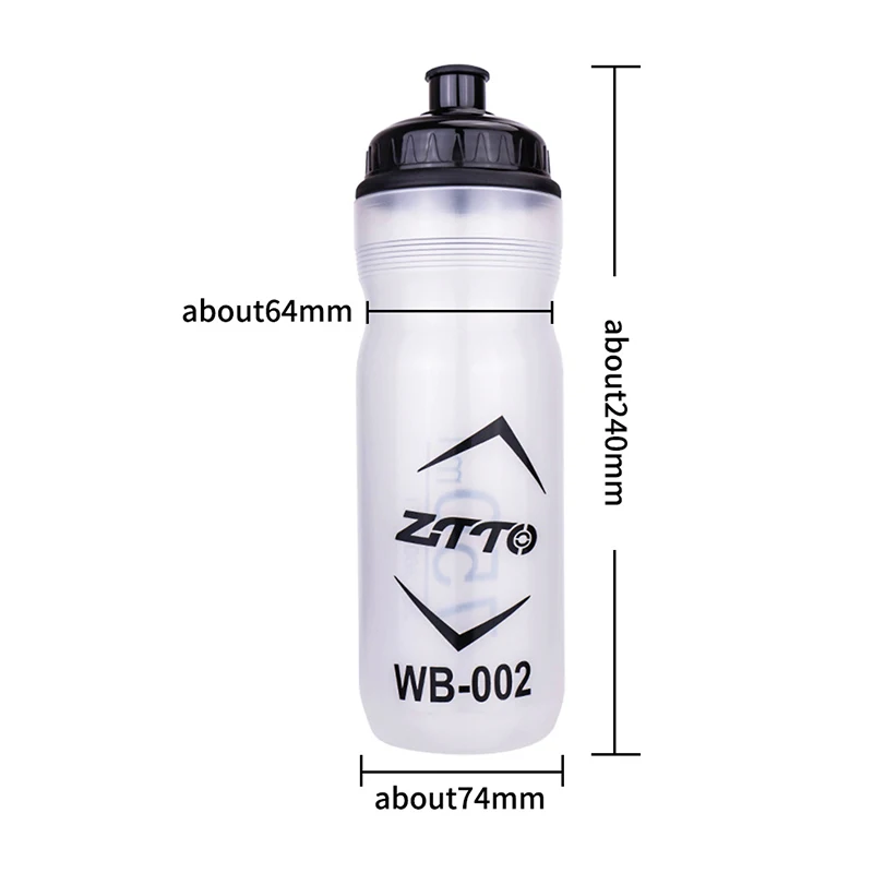 750 ml bicykel kanvica MTB Bicycle Fľaša na bicykel nápoj šálka PP fľaša kryt
