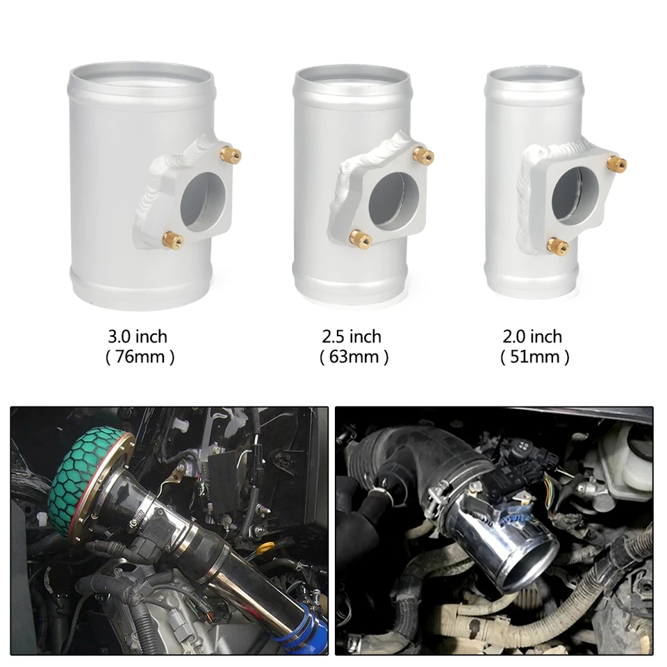 76 mm/63 mm/51 mm adaptéra snímača snímača prúdu vzduchu MONTAMER ADAPTER BASE AIR pre Toyota Mazda 6 pre Subaru Suzuki 2 