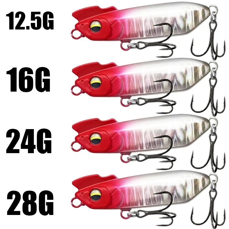 77 mm 28 g potápajúcich sa rybárskych látok Monster Shot Shot Shoting Saltwater Artificial Tvrdé návnady ceruzka plavca rybárske vybavenie