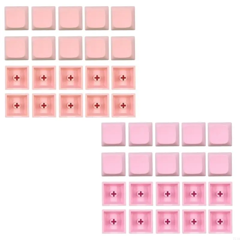 77jd 20ks pbt blank DIY Keycap Mechanická inštalácia klávesnice 1U 1x xda bez tlačeného kľúča pre spínačy MX