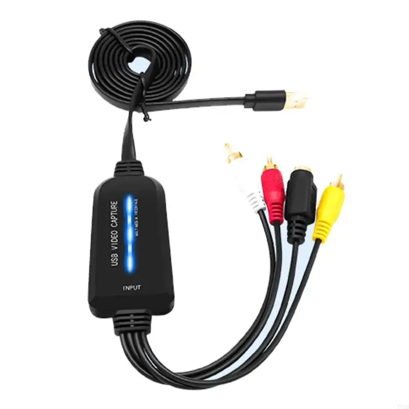 77jd USB 2.0 pre konvertor videa DVD VHS DVR Card