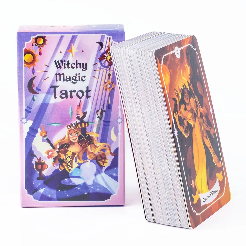 79 karty čarodejnícke taroty tarot 10.3*6cm veľkosť anglickej verzie Divinovanie večierok Party Desktop Toy Entertainment