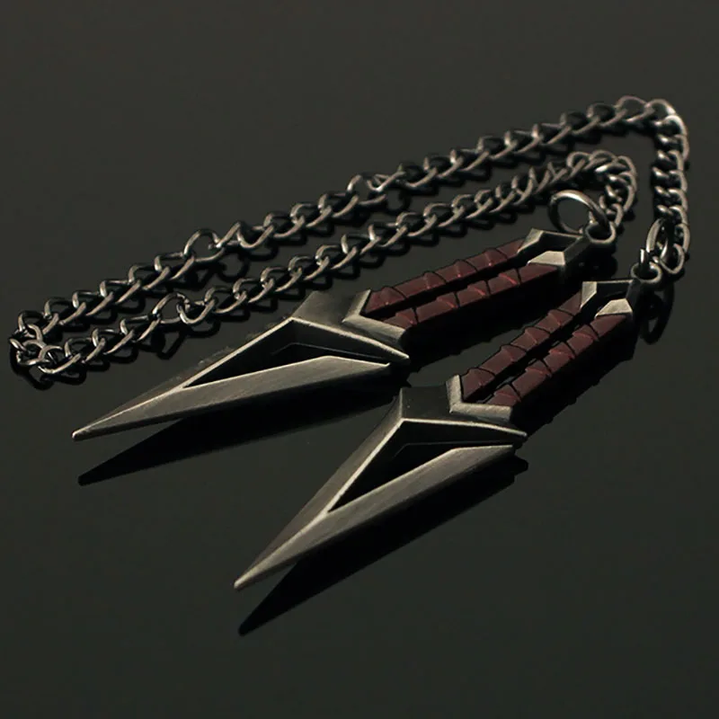7cm Kuronami no Yaiba ninja Valožná zbierka Model Kunai Metal Game Samurai Sword Accessories Ozdoby darčeky pre hračky pre chlapca