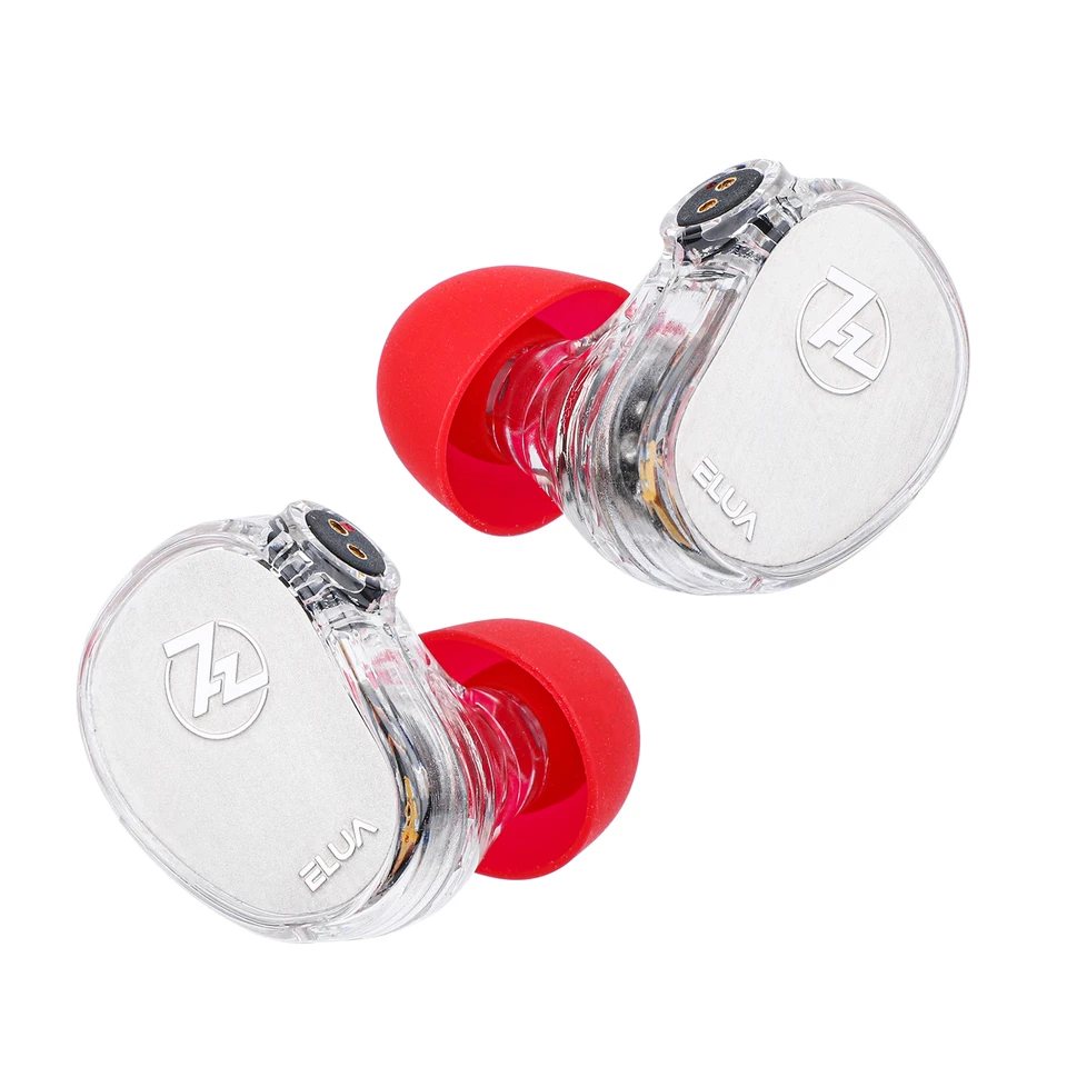 7Hz x HBB ELUA 10 mm + 8 mm duálny dynamický ovládač IEM HIFI slúchadlá s odnímateľným dizajnom kábla a vyváženým zvukom