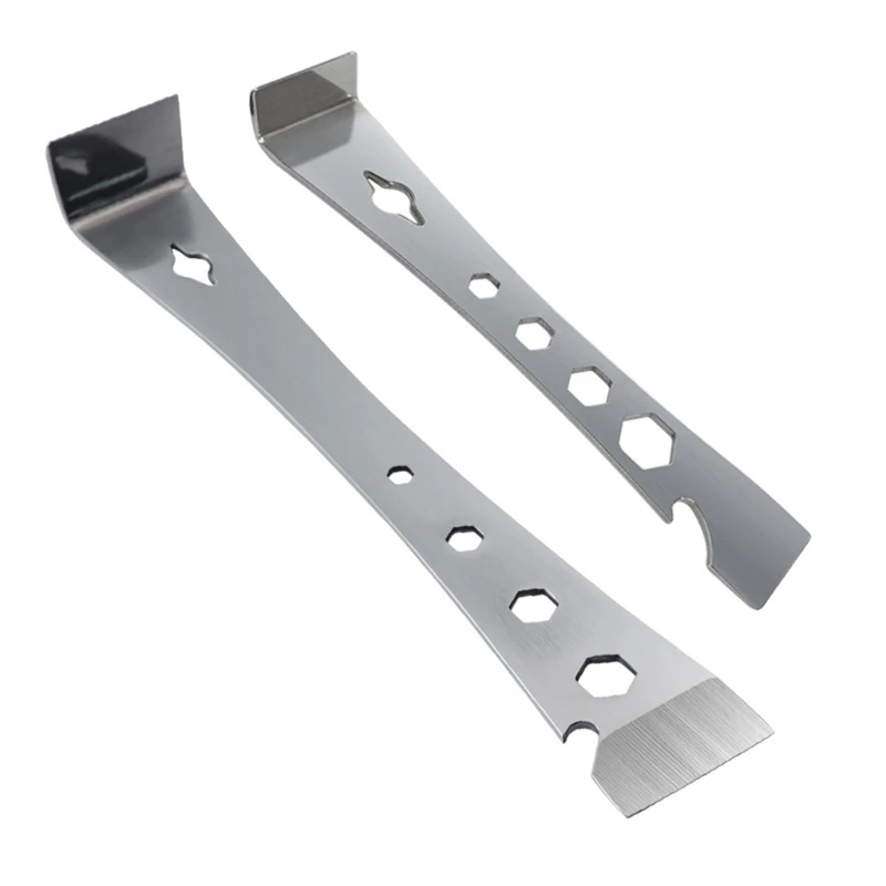 7inch 10 palcov z nehrdzavejúcej plochy prybar škrabky bentnail sťahovatelia ploché škrabky sekáčk