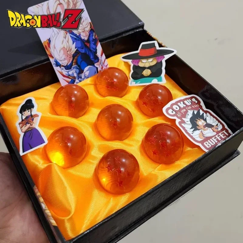 7ks Dragon Ball 7 Stars Crystal Ball Všetky živicové gule model vianočné anime prítomné ozdobné doplnky darčekové hračky