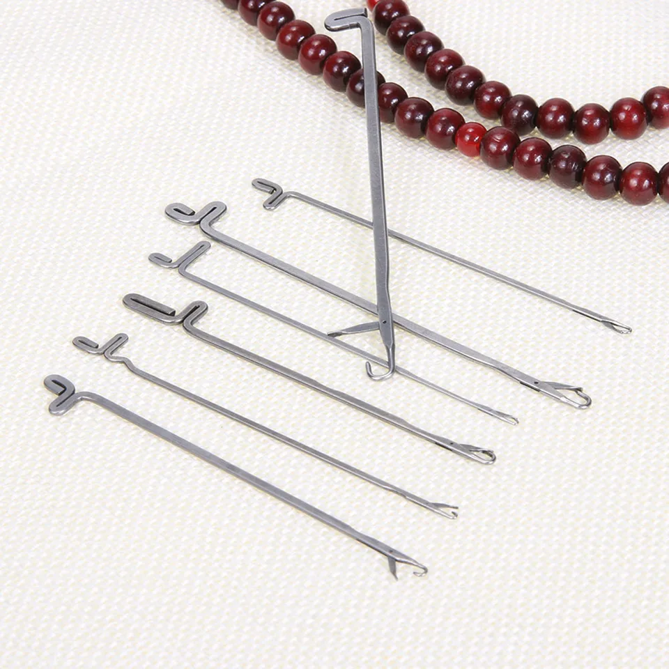 7ks/set západky šijacie ihly tesniace háčkovacie háčiky DIY Weave pletacie náradie strunové náradie DIY šperky