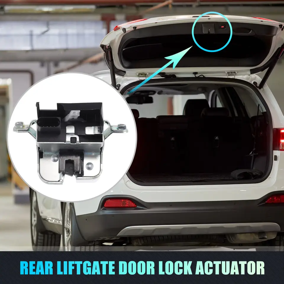 7p0827505g zadný kmeň zadný kmeň zavádzacie veko Zamknutím zámka Akčný spínač dverí zámku sa hodí pre VW Touareg Sharan Seat Alhambra 2011-118