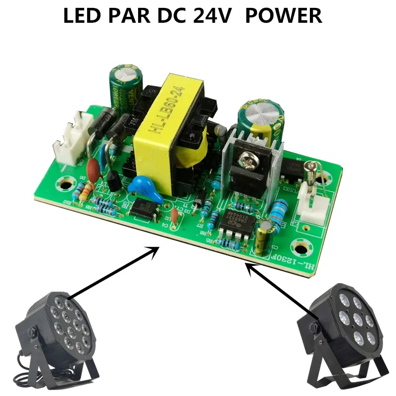 7x12W /12x12W /12x18W /7x18W LED PAR Vstup: 90-240V /výstup DC 24V Profesionálne osvetlenie scény