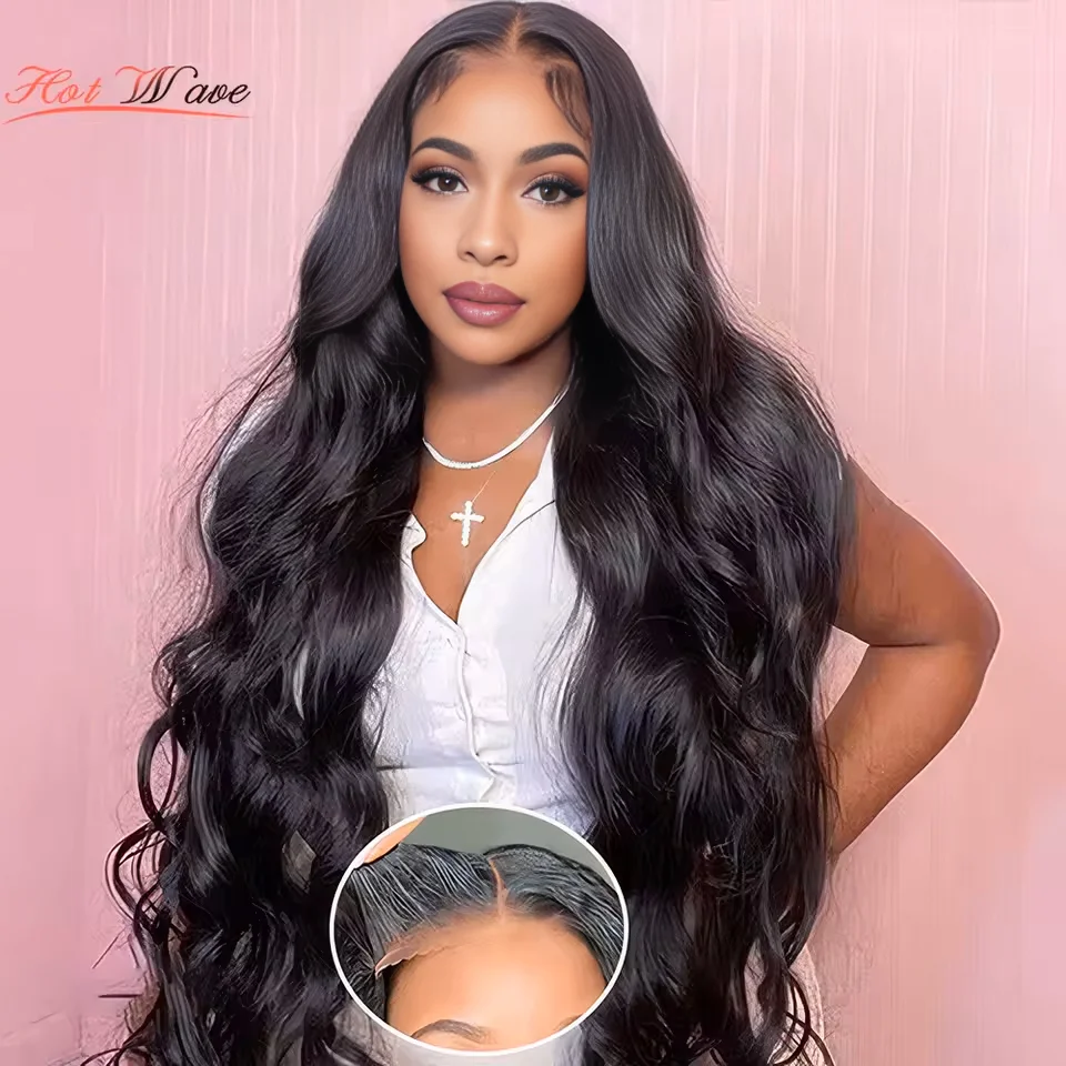 7x5 HD čipka predného tela vlny predné telo bez parochne Human Huan Hair Operation a choď pred vytrhnuté prerezanie 180 Hustota prírodného vzhľadu parochne pre ženy Begi
