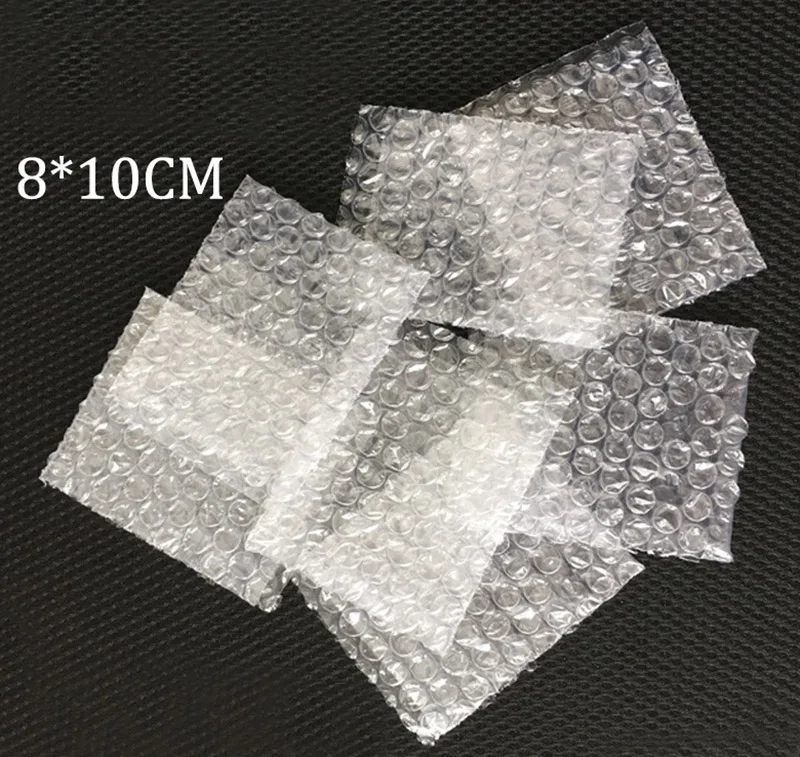8*10 cm 50ks s vreciami Bubble Bubble Bubble Protect Wrap Bolsa Burbuja Packaging Penackungen Schaum 15*20 cm