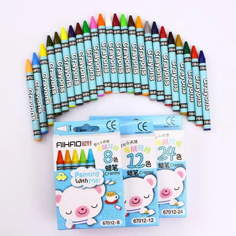 8/12/24 Farby Crayons Creative Cartoon Draing Non-Toxic Oil Pastel
