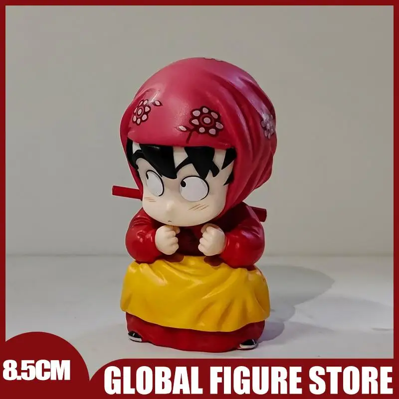8.5 cm Dragon Ball Little Girl Syn Goku Action Figures Kawaii Model Desktop Dekorácia anime periférne bábiky vianočné darčekové hračky
