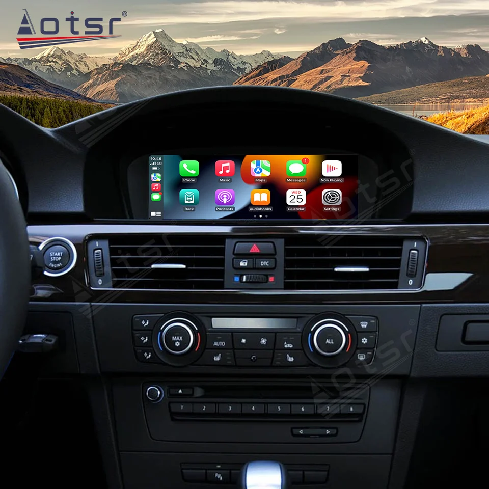8,8 palca Car Radio GPS NAVI pre BMW 3 Series E90 E91 E92 E93 2005-2011 Multimediálny hráč CarPlay HD Touch Screen Linux Head Unit
